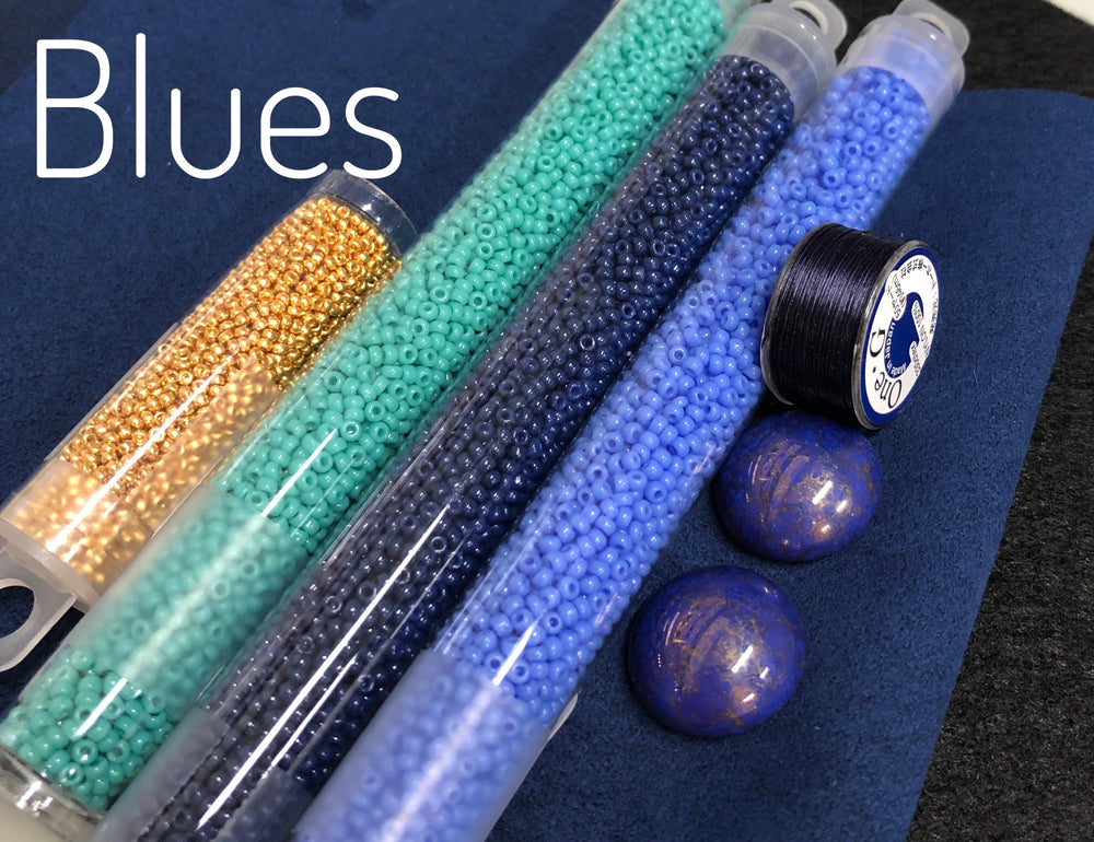 Bead Embroidery Supply Kit - 4 colors available!