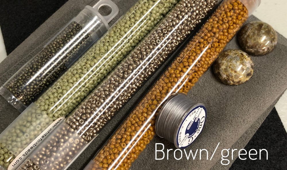Bead Embroidery Supply Kit - 4 colors available!