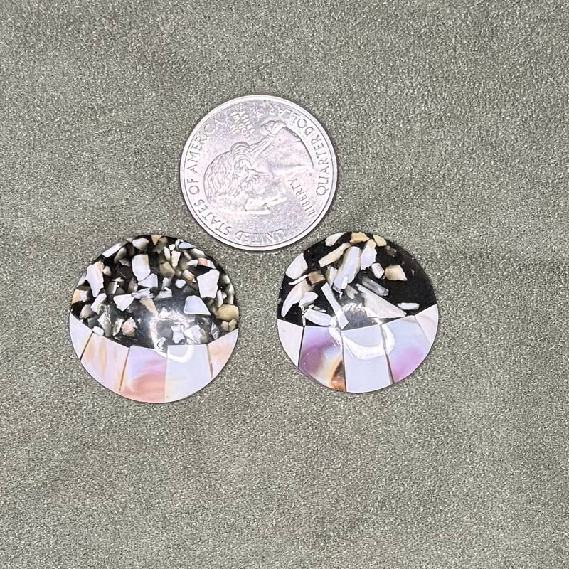 close up of cabochons