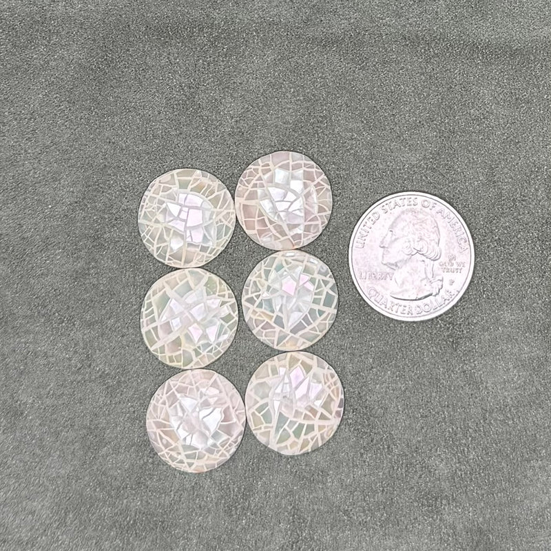 close up of cabochons
