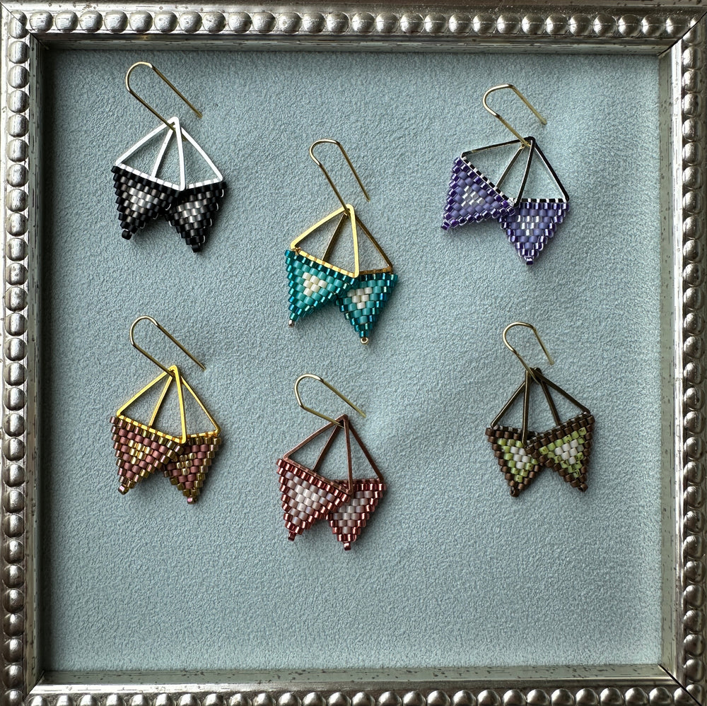 Class: Brick Stitch Triangle Earrings April 27