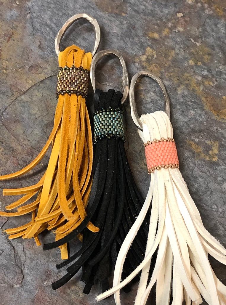 Class: Peyote Wrapped Leather Tassel September 3rd, 11:30-2:00