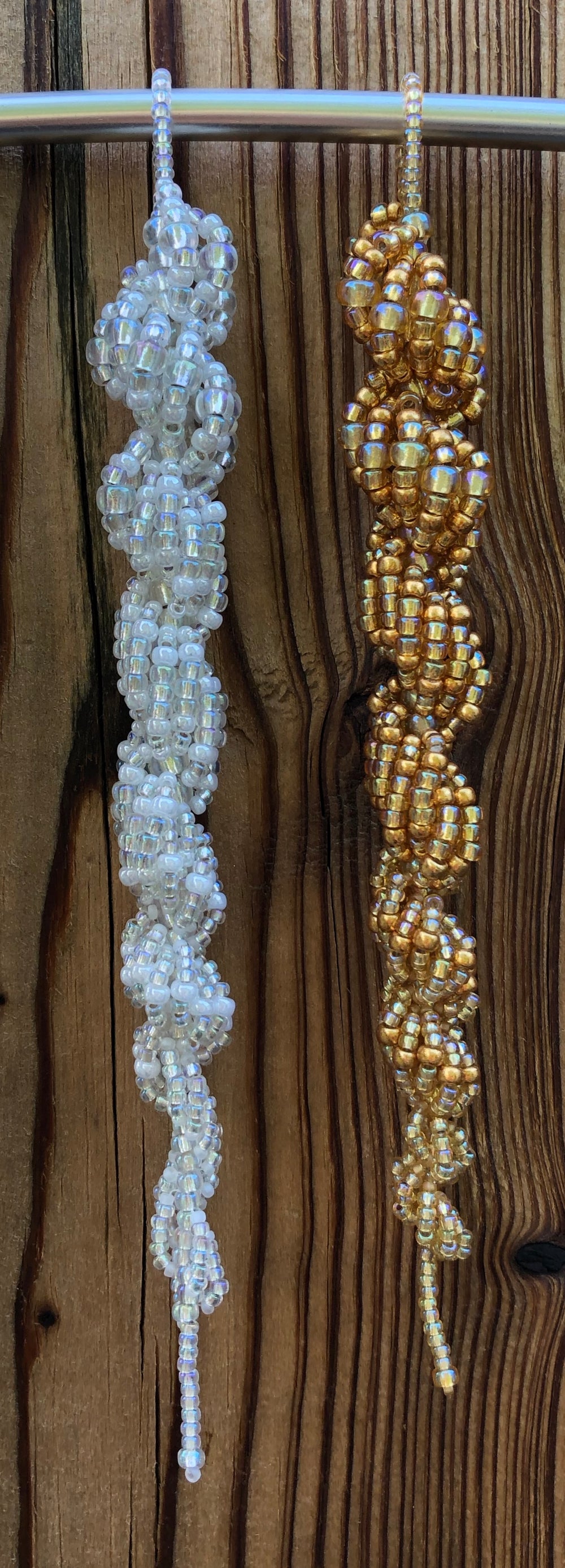 Intermediate Bead Weaving: Icicle Ornaments, November 22, 1:00 - 3:00 pm