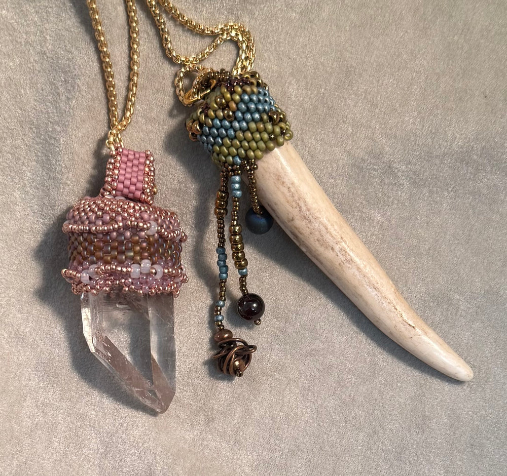 Intermediate Bead Weaving Class: Beading Around an Object, October 16, 11:30 - 1:30