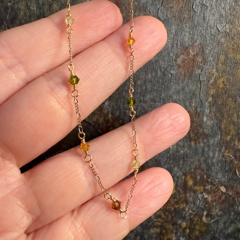 Wire Wrapping Class:  Delicate Fall Bead Chain, November 26, 11:30 - 1:30