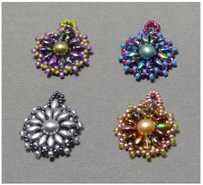 Class: Beginner Beadweaving - Flower Earrings, January 15, 11:30 - 1:30
