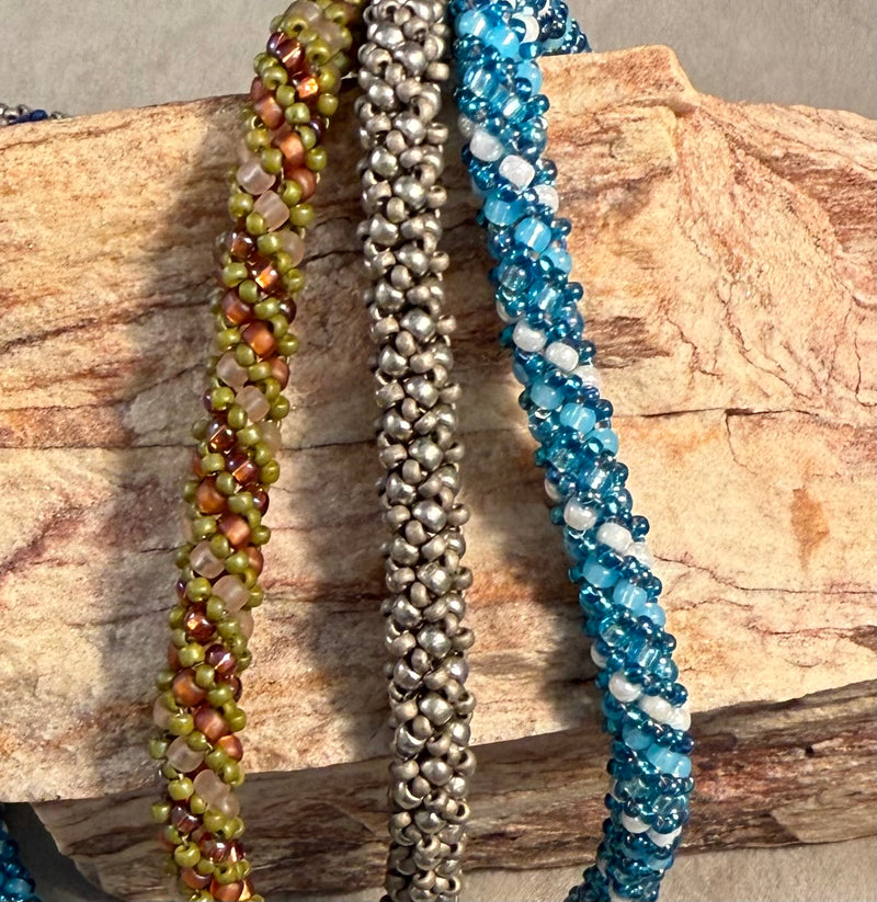 Intermediate Bead Weaving: Russian Spiral Stitch, October 8, 11:30 - 1:30