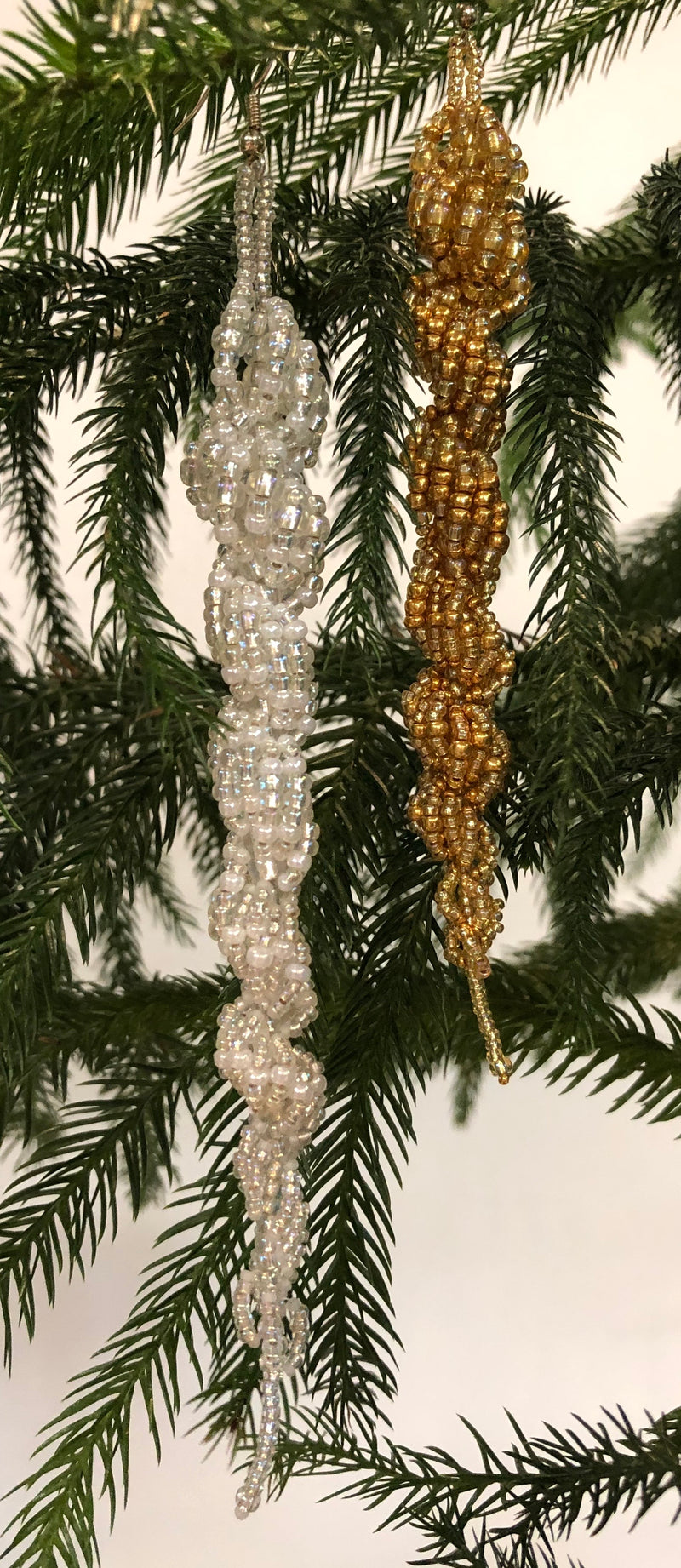 Intermediate Bead Weaving: Icicle Ornaments, October 23, 11:30 - 2:00