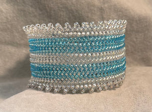 Beginner Bead Weaving Class: Flat Herringbone Wide Bracelet, October 22, 11:30 - 1:30