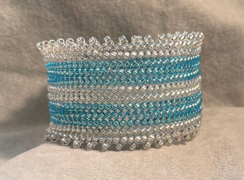 Beginner Bead Weaving Class: Flat Herringbone Wide Bracelet, October 22, 11:30 - 1:30