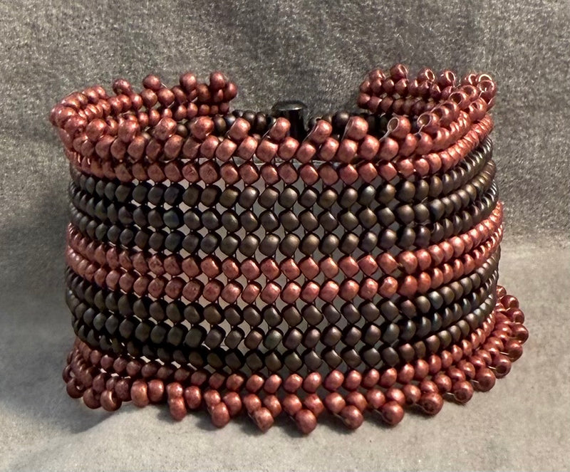 Beginner Bead Weaving Class: Flat Herringbone Wide Bracelet, October 22, 11:30 - 1:30