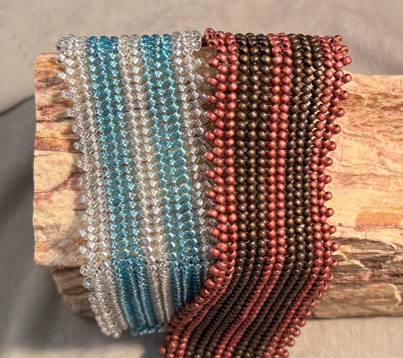 Beginner Bead Weaving Class: Flat Herringbone Wide Bracelet, October 22, 11:30 - 1:30