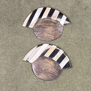 close up of cabochons