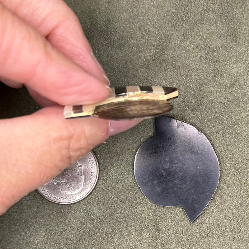 close up of cabochons
