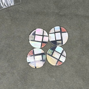 close up of cabochons