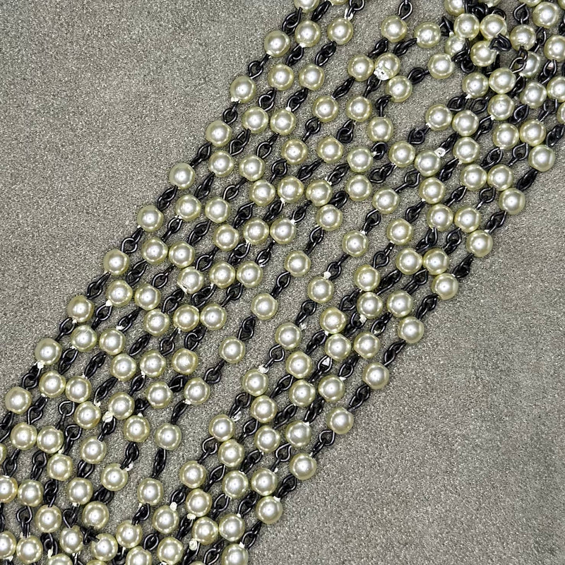 close up of beads
