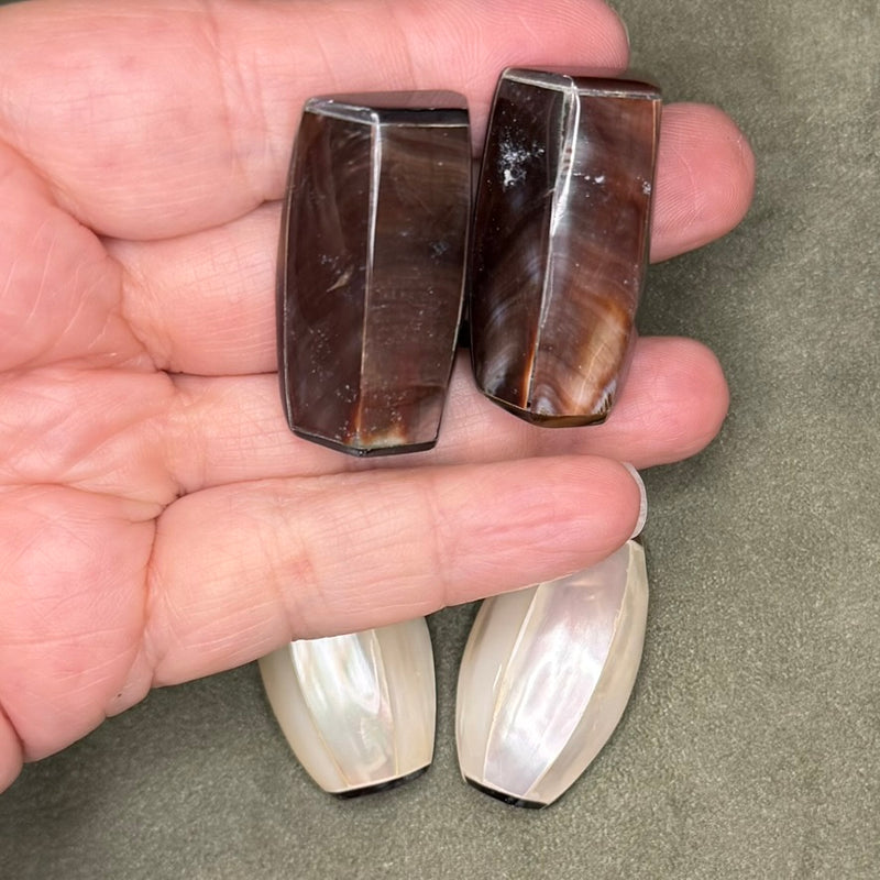 close up of cabochons