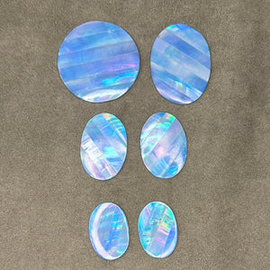close up of cabochons