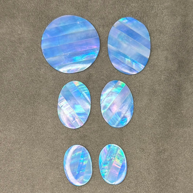 close up of cabochons
