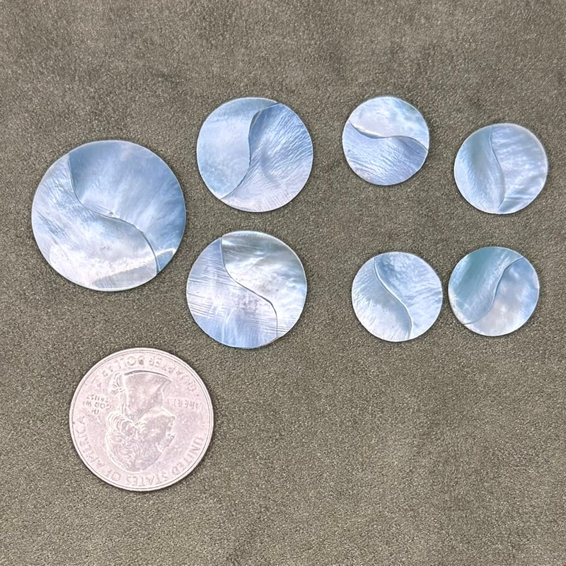 close up of cabochons