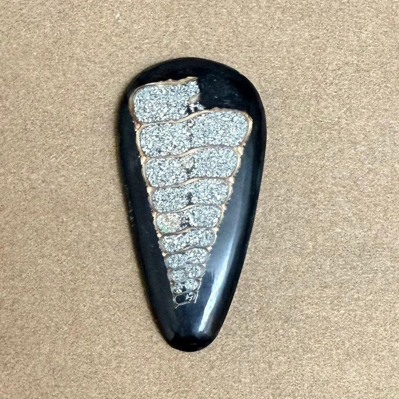 close up of cabochons