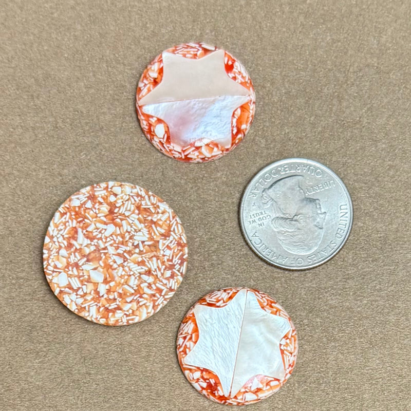 close up of cabochons