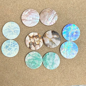 close up of cabochons