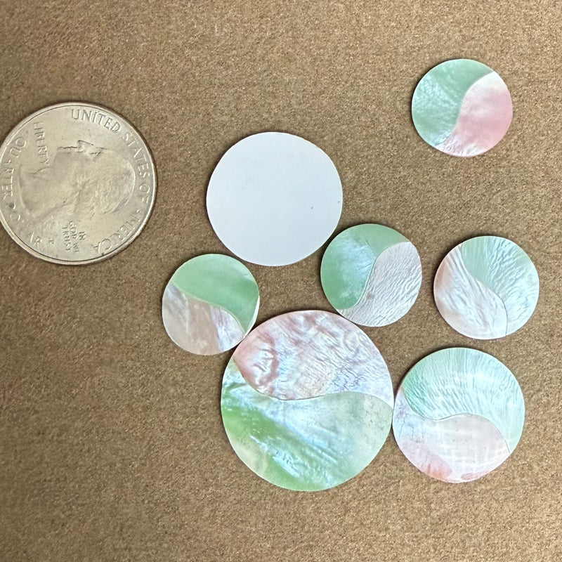 close up of cabochons
