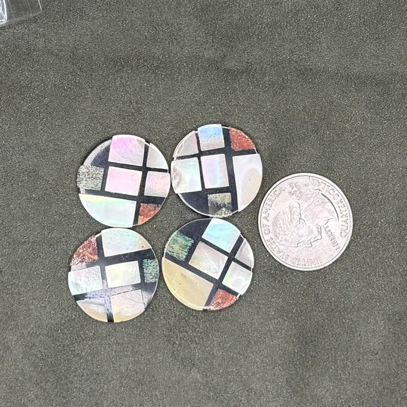 close up of cabochons