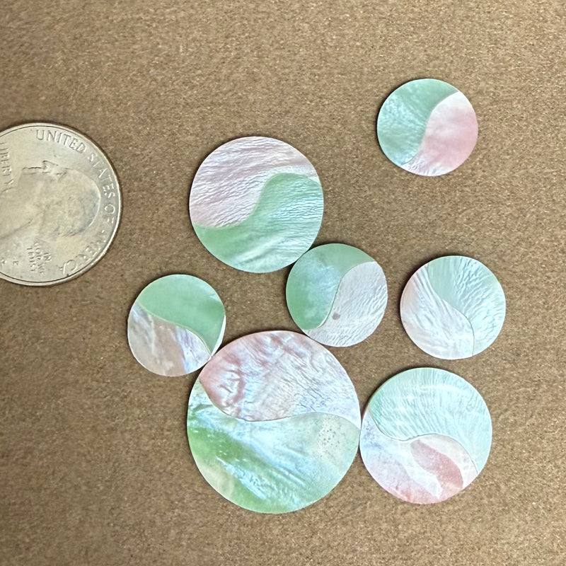 close up of cabochons