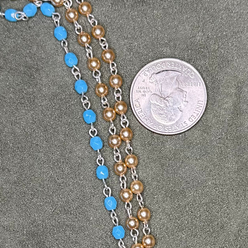 close up of beads