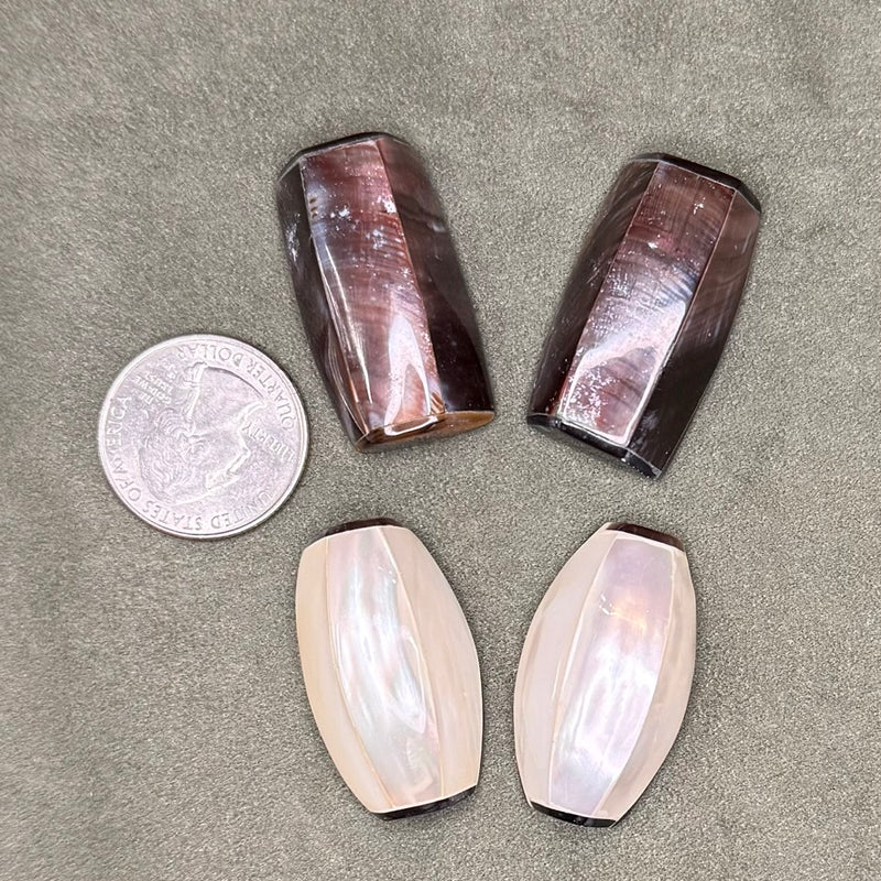 close up of cabochons