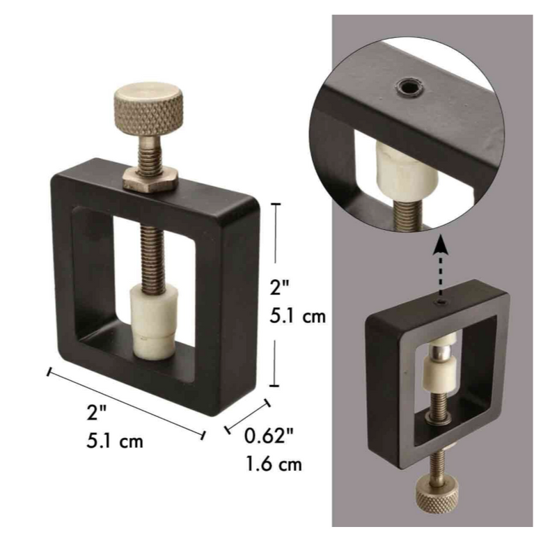pearl drill vise with dimensions and close ups