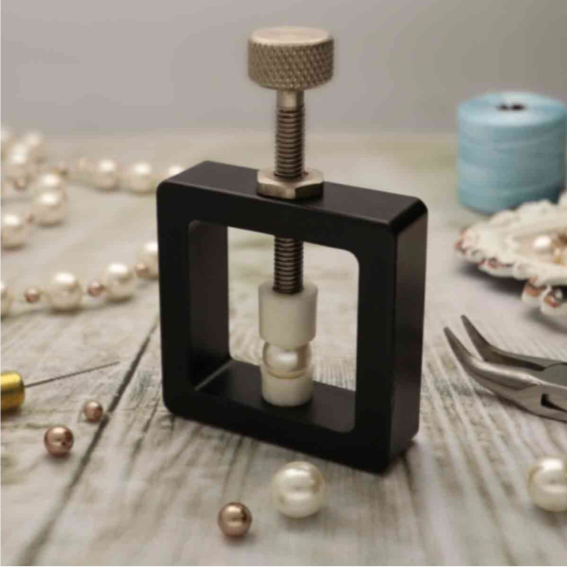 pearl drill vise holding pearl