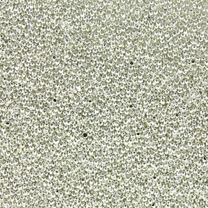 close up of seed beads