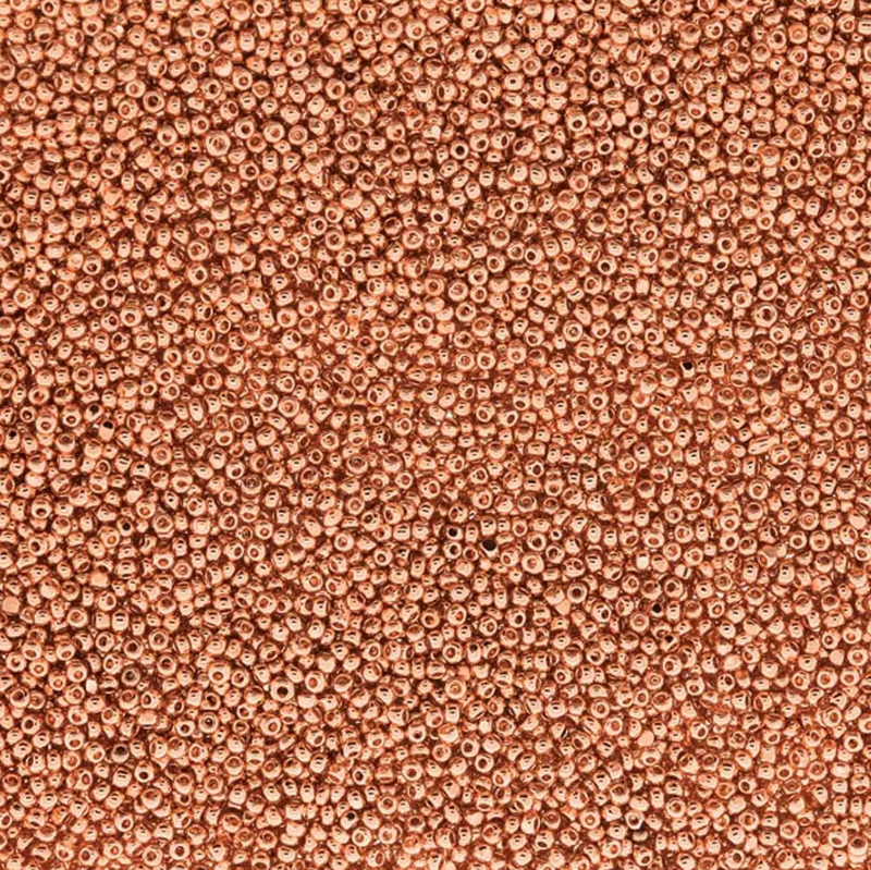 close up of seed beads