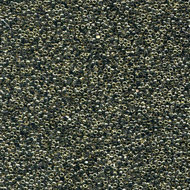 close up of seed beads