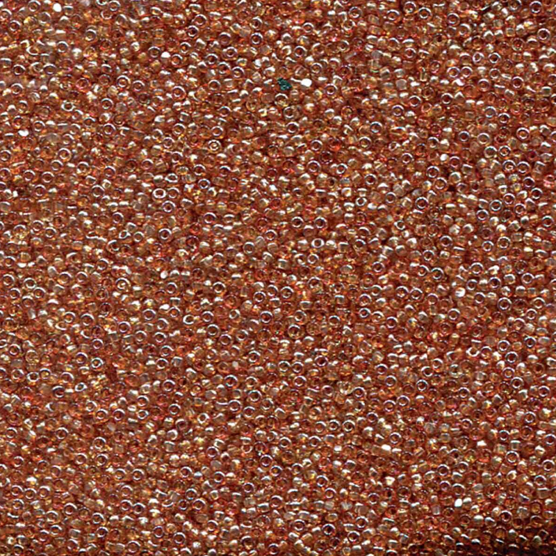 close up of seed beads