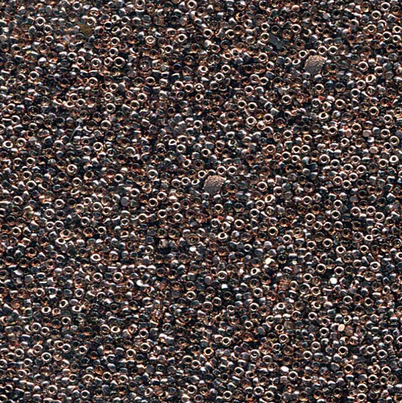 close up of seed beads