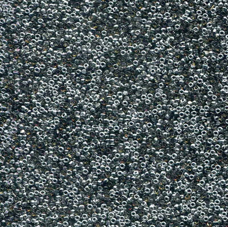 Close-up of small glass beads