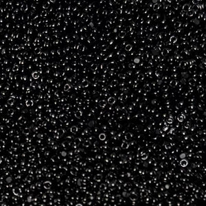 close up of seed beads
