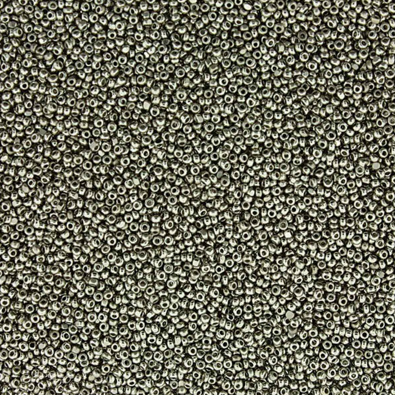 close up of seed beads